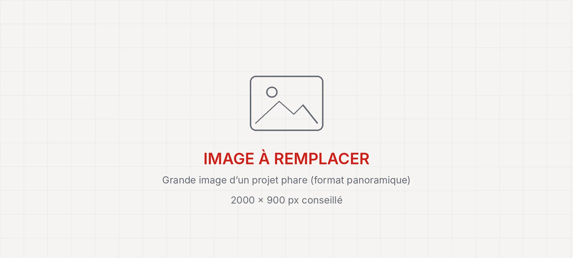 Image à remplacer : grande image d’un projet phare (format panoramique)